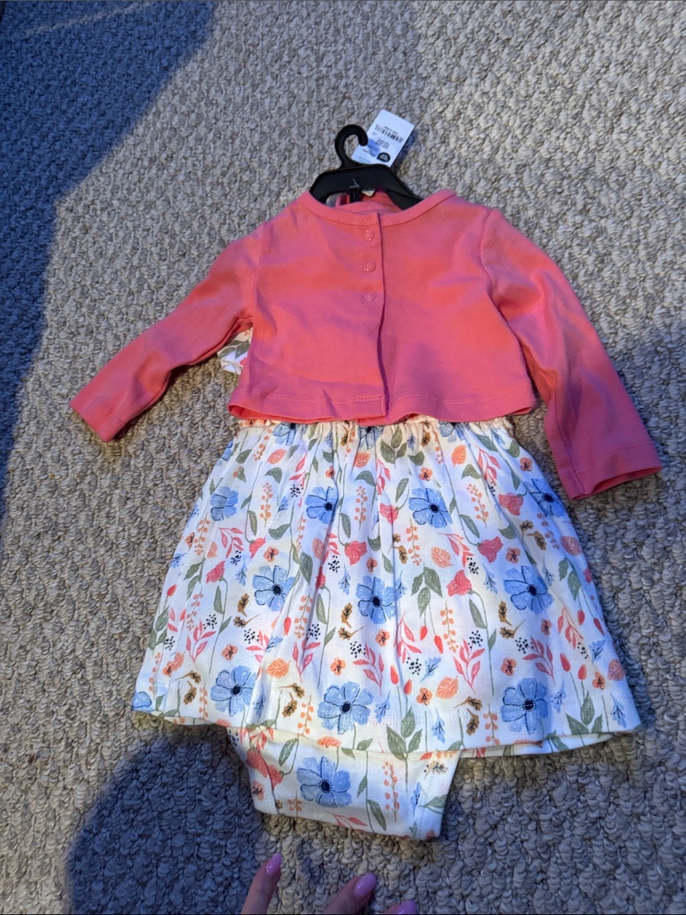 Carter's Pink Floral Dress Set